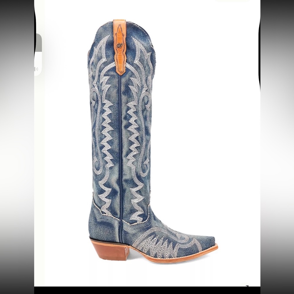 Dan Post Denim Darling Embroidered Women's Boots